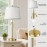 Tall Table Lamps Set Of 2, Modern Golden Table Lamps with White Shade for Living Room, Height Adjustable Nightstand Lamps for Bedroom, 3 Color Temperature Beside Lamps with Pull Chain(Bulbs Included)