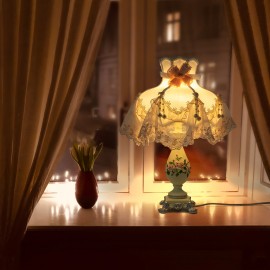 Princess Style Table Lamp - No Light Source E26x1 - US Standard