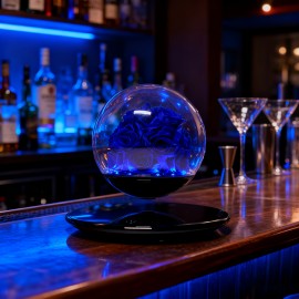 Magnetic Levitating Preserved Rose In Glass Dome with LED Light, Touch Control Light, Floating Forever Flowers Lamp for Valentine'S Day, Anniversary Halloween Christmas, Rose Lamp Unique Gift for Wife Girlfriend Women, Home Decor, Romantic Gift