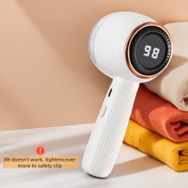 Pom-pilling Trimmer | Powerful Tool for Removing Pom-pilling, Suitable for Sweaters, Coats, Bed Sheets, and Furniture | USB Charging, Rechargeable Battery, Efficient Use, Easy Application