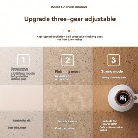 Professional Electric Fabric Shaver - Rechargeable 3-Speed Lint Remover With LED Display, USB-C Charging, & Large Capacity Storage For Clothes & Furniture