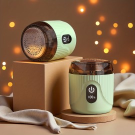 A New Lint Remover And Fabric Shaver That Can Be Recharged Via USB, Designed to Eliminate Lint Balls from Garments, Sweaters, And Various Fabrics