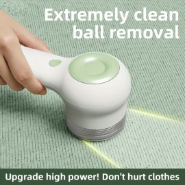 Hair Trimmer Fabric Shaver | 2-Speed Adjustment, Thickened Steel Mesh & Sharp Steel , Strong Suction for Clothes, Sweaters, Cotton Jackets & Sofa, Safe for Expensive Fabrics, Type-C Charging