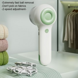 Hair Trimmer Fabric Shaver | 2-Speed Adjustment, Thickened Steel Mesh & Sharp Steel , Strong Suction for Clothes, Sweaters, Cotton Jackets & Sofa, Safe for Expensive Fabrics, Type-C Charging