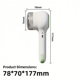 Hair Trimmer Fabric Shaver | 2-Speed Adjustment, Thickened Steel Mesh & Sharp Steel , Strong Suction for Clothes, Sweaters, Cotton Jackets & Sofa, Safe for Expensive Fabrics, Type-C Charging