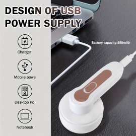 Effective Pill Fuzz Removal with USB Cable and Cleaning Brush - Rechargeable Electric Lint Remover - Portable Shaver for Clothing, Furniture, and Carpet - Lint Balls Bobbles Cleaning Machine