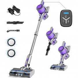 Cord and Cordless Vacuum Cleaner for Home, MAX 70Kpa Stick Vacuums Lightweight, some have with Detachable Battery Display, Max 45Mins Runtime, 8in 1 Handheld Vacuum for Hardfloor & Carpets Pet Hair
