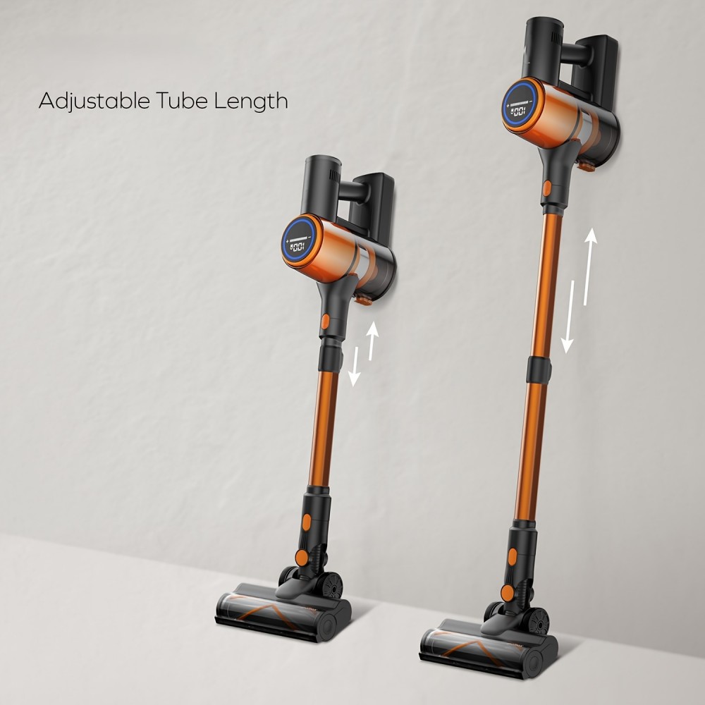 Cordless Stick Vacuum Cleaner, 45min Runtime, Lightweight For Carpets & Hard Floors, Rechargeable Pet Hair Vacuum With HEPA Filter - Ideal For Home, Car, Pet Owners