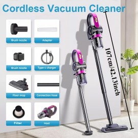 4in 1 Handheld Vacuum Cleaner | Cordless, Multi-Function for Home, Car, Pet Hair Removal, USB Charging, 120W, Battery