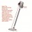 Home pole vacuum cleaner with multiple combing hair suitable for different scene needs, USB charging, high-power wireless vacuum cleaner