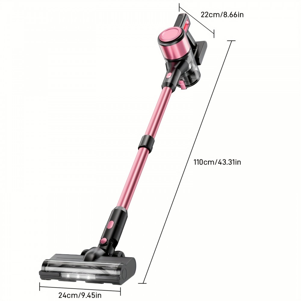 Cordless Vacuum Cleaners For Home - Lightweight, 35Kpa Stick Vacuum 8 In 1 Rechargeable Handheld Vacum, Up To 45Mins, Wall Mount With Anti-Tangle Brush For Carpet, Hard Floor