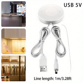 39.37inch USB- Smart Touch Dimmer Switch with Volume & Brightness - No Drill Easy Install Hidden Wiring for Light Dimmer, USB- Devices in Cabinets, TVs, Bedrooms (Compatible with USB- Light Strips)