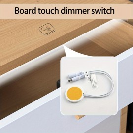 Smart LED Dimmer Controller Cabinet DC5-24V Hidden Dimmer Board Touch Sensor Switch Hand Sweep Induction Switch for Touch Sensor Switch Wardrobe or Desktop Cabinet