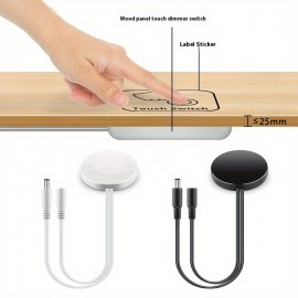 Smart LED Dimmer Controller Cabinet DC5-24V Hidden Dimmer Board Touch Sensor Switch Hand Sweep Induction Switch for Touch Sensor Switch Wardrobe or Desktop Cabinet