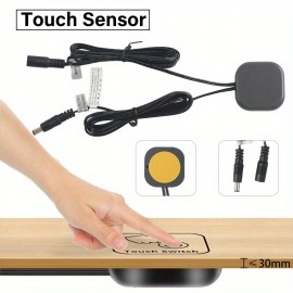 1pc 5V 12V 60W 5A Penetrating Touch Switch Dimmer Controller for Concealing Mounted Wood Panel Stone Plastic LED Light Touch Switch