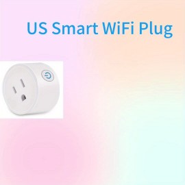 Smart Plug WiFi Outlet - Max 16A Wireless Smart Socket - Alexa Plug - Works with Alexa and Google Home - Device Sharing - No Hub Required - APP Remote/Voice Control